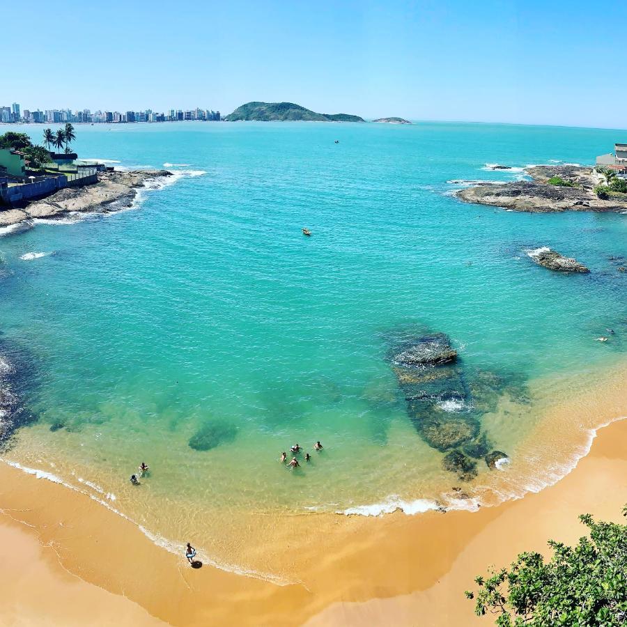 Apartamento Vista Do Mar, Pe Na Areia E Aguas Tranquilas, No Cento De 구아라파리 외부 사진