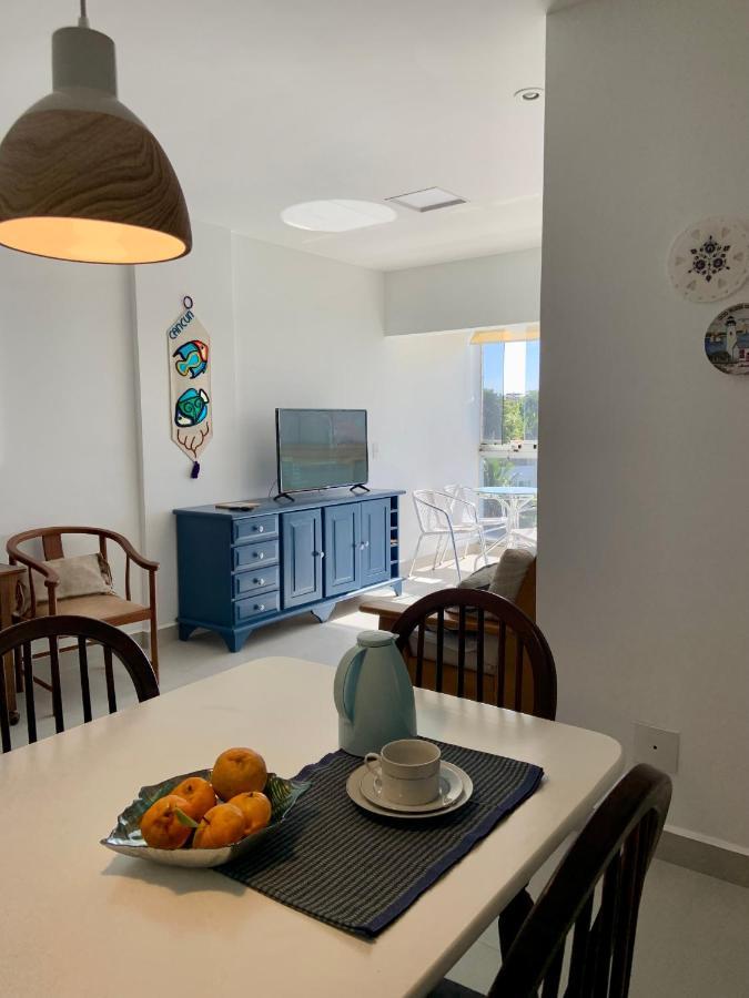 Apartamento Vista Do Mar, Pe Na Areia E Aguas Tranquilas, No Cento De 구아라파리 외부 사진