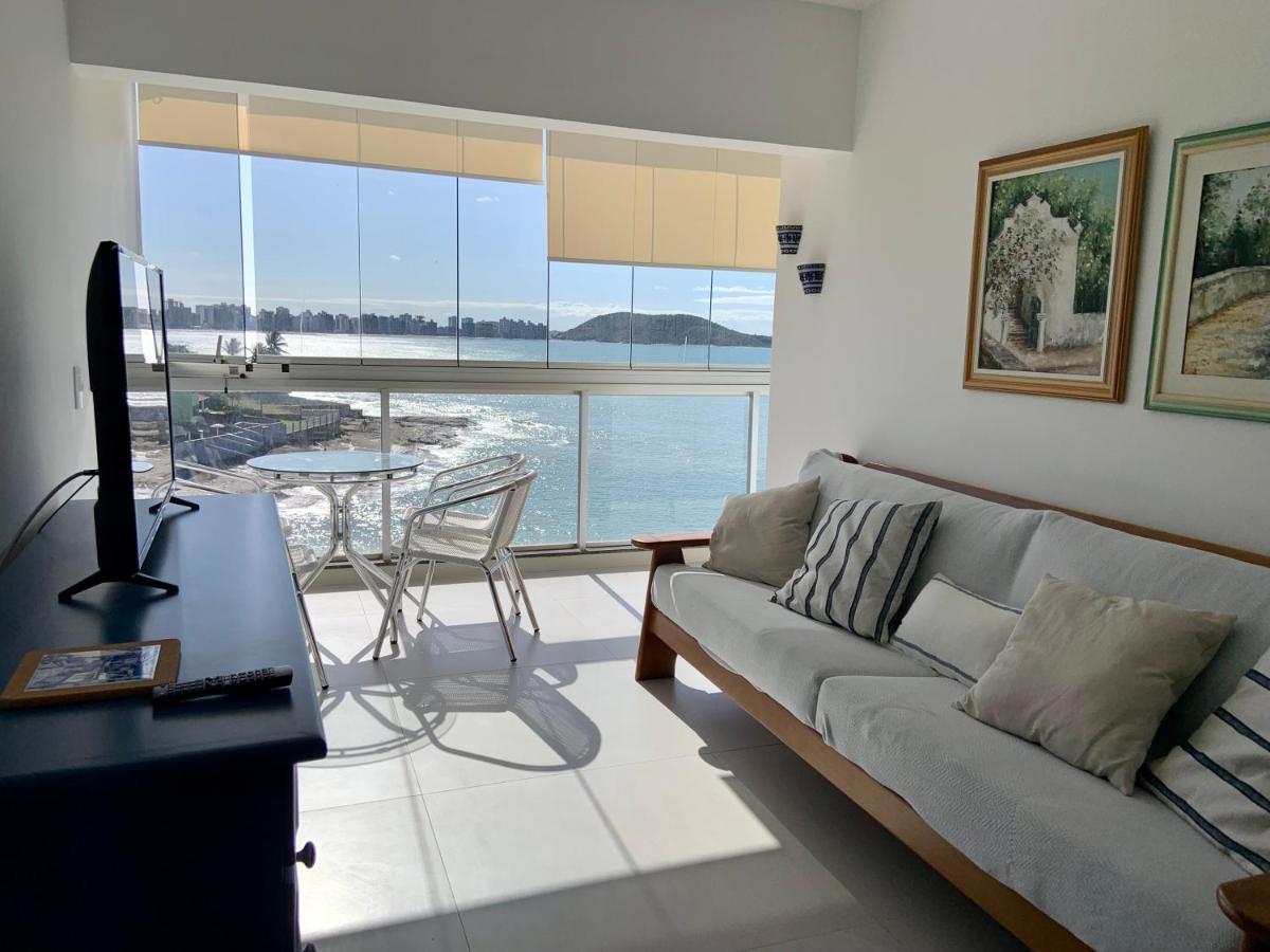 Apartamento Vista Do Mar, Pe Na Areia E Aguas Tranquilas, No Cento De 구아라파리 외부 사진