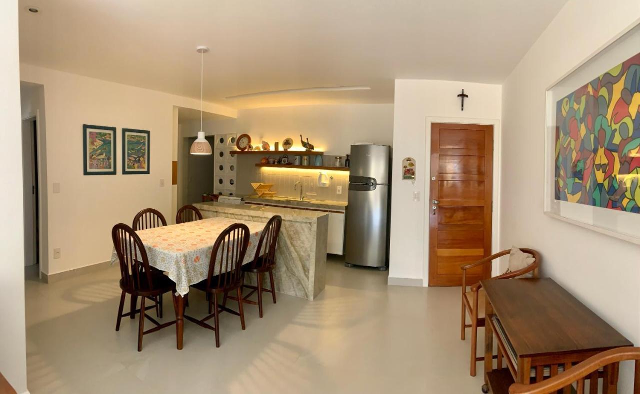 Apartamento Vista Do Mar, Pe Na Areia E Aguas Tranquilas, No Cento De 구아라파리 외부 사진