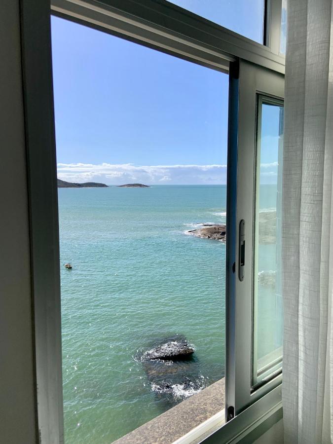Apartamento Vista Do Mar, Pe Na Areia E Aguas Tranquilas, No Cento De 구아라파리 외부 사진