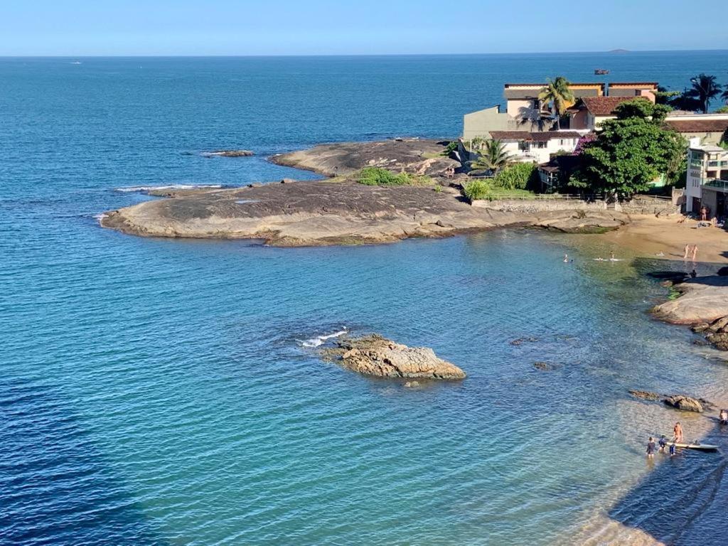 Apartamento Vista Do Mar, Pe Na Areia E Aguas Tranquilas, No Cento De 구아라파리 외부 사진