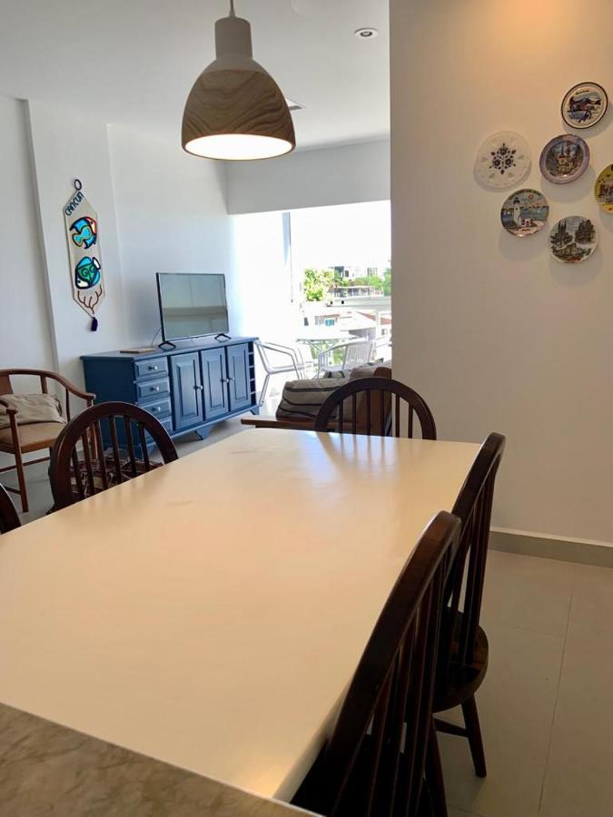 Apartamento Vista Do Mar, Pe Na Areia E Aguas Tranquilas, No Cento De 구아라파리 외부 사진